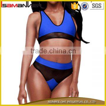 Bikini factory S-4XL bikini beachwear blue sexy fat black women in bikini