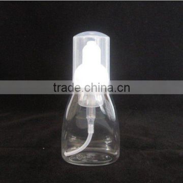 100ml PET cosmetic bottle with 30mm foam pump sprayer