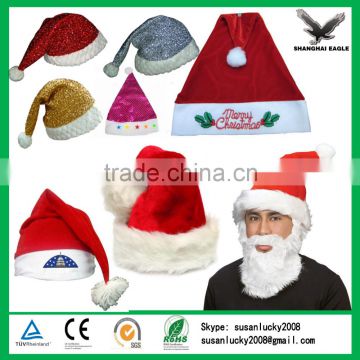 Wholesale OEM Santa Claus Cap