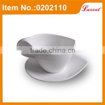 China white ceramic tea cups and saucers