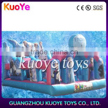 most popular Frozen theme inflatable amusement park ,inflatable fun city for kids