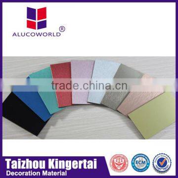 Alucoworld 12 years High strength china acp cork walls panels of nano and fireproof aluminium composite sheet price