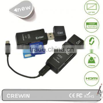 2015 low price memory card reader MicroSD/TF SD Micro Card Reader for phone