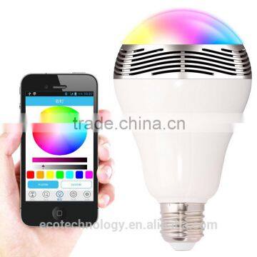 BL05 Bluetooth Control Music Audio Speaker LED Color Bulb Light Lamp