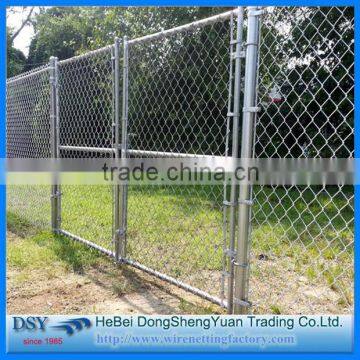 Used Chain Link Fence Panels /Cheap cattle panels Used high quality galvanized chain link wire mesh fence for sale