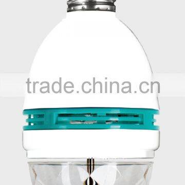 E27 Base RGB Auto Rotating Color Changing Led Laser Decoration Light photo-3