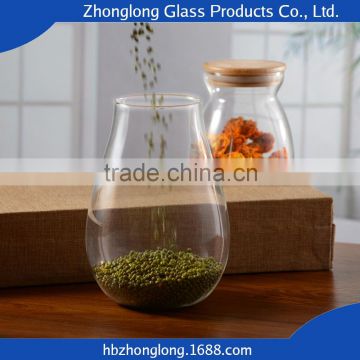 2016 New Design China Eco-Friendly Glass Jars With Twist-Off Lids