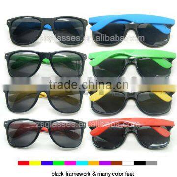 Cheap Custom logo sunglass with full color frame