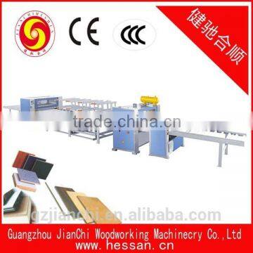 HPL high pressure laminate and melamine press machine and woodworking machine