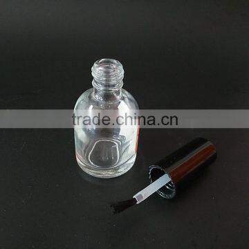 20ml empty nail polish glass cosmetic bottle with brush