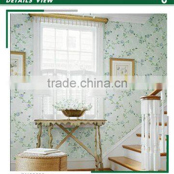 stockists foaming non woven wallpaper, mint green country botanical wall decal for girls room , peelable wall sticker