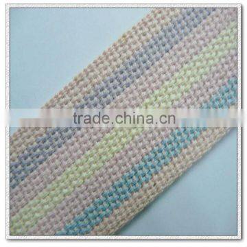 2 inch stripe cotton webbing belt,cute cotton web belts