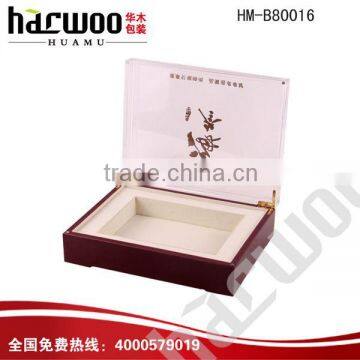 Wooden Box With Acrylic Windows and Lid photo-3