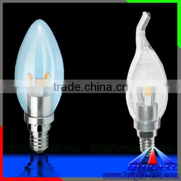 Best Quality E27 e14 3w led bulb,3w led candle bulb