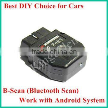 OBD2 Scan Interface Car Owner DIY Android System Bluetooth Scanner B-Scan Fast Shipping