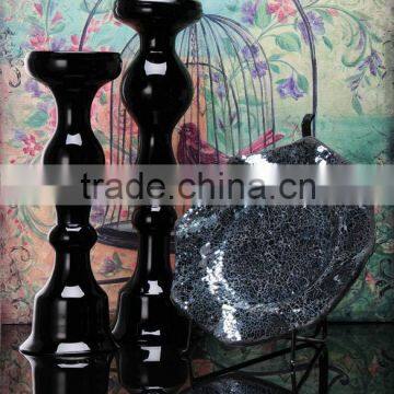 Wedding decorations glass candle holders