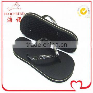 2014 Summer fashion ladies beach promotion fuzzy flip flops