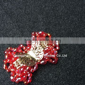 Crystal Beads Butterfly Shoe Decorations