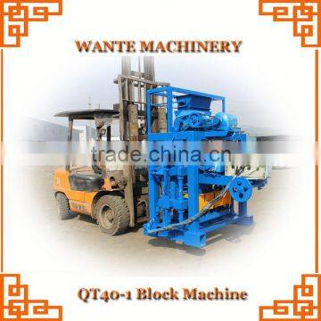 WANTE MACHINERY QT40-1 new technology paving block machine