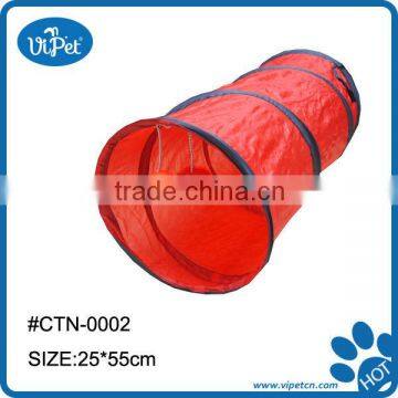 Red cat tunnel with ball