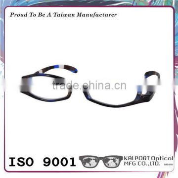 Varied pattern and shiny crystal coating glasses frame