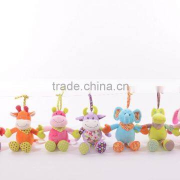 baby toys soft toys hanging toys elephant monkey frog