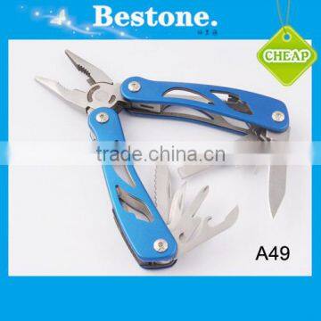 Stainless steel multi plier with aluminum handle