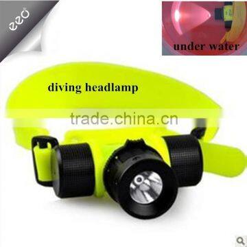 underwater Q5 18650 or AAA battery magnetic switch led diving headlamp