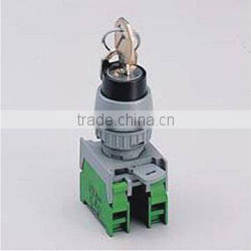 22mm Key Lock Switch, 3 Position Key Switch, IP65 (GKS/GKSN223) photo-2