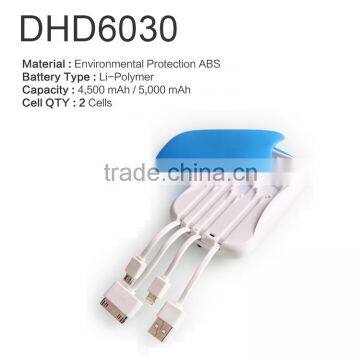 Universal Usb Power Bank Charger With Different Micro Usb for Smart Phone