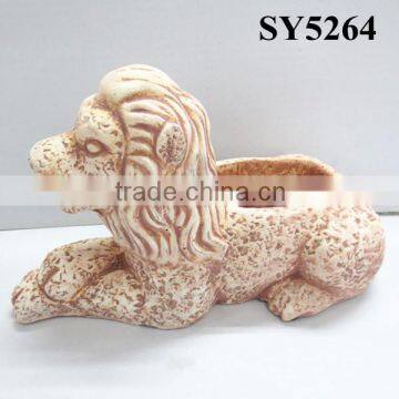 Cement Pots for Indoor Swan Shape Animal Flower Pots photo-3