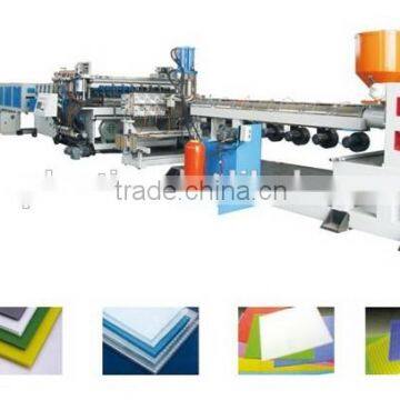 PP hollow sheet production line