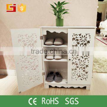 Elegant design multiple use shoe storage cabinet