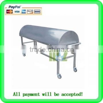 Hospital stainless steel mortuary trolley MSLMC02