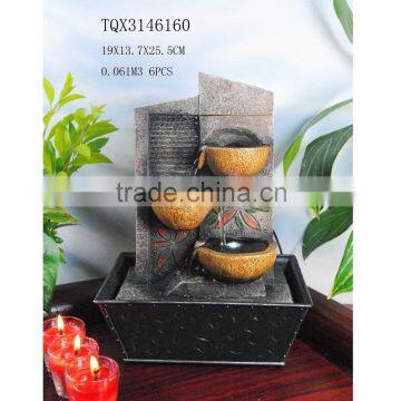 Wholesale Mini Tabletop Resin Water Foutnains