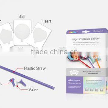 DIY Inkjet Printable Photo Balloon With Heart, Star, Round Shape ( Make by Hand ) photo-4