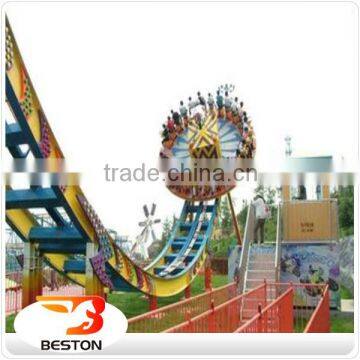 high quality low price outdoor theme park flying UFO ride for family fun rides