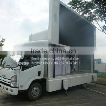 YEESO Outdoor LED Advertising Truck Equipped with screen lifting system and multimedia system:YES-V8