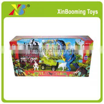 New design plastic bule dinosaur toy