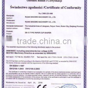 Certificate of Conformity