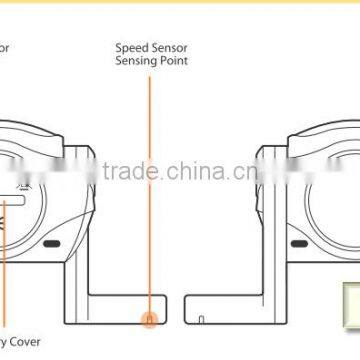 Bike speed sensor ; cadence sensor accessory