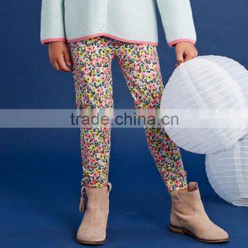 DK0045 dave bella 2015 autumn children's printed trousers children's pants fashionable child clothes girls pants girls pants