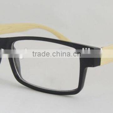 Wholesale custom rectangle frame reading glasses,wooden stripe reading glasses.