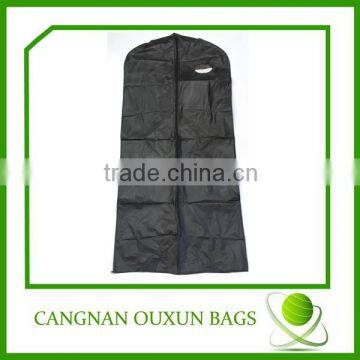 custom logo printed polyester garment suit bag