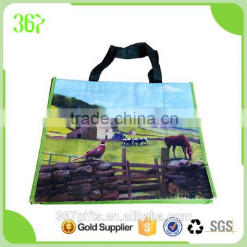 Promotional Advertising Customized PP Laminated Tote Shopping Bag