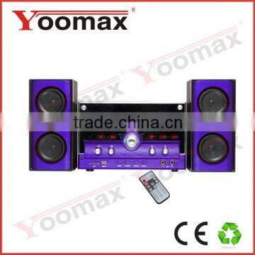 China supply glass panel with USB,SD 2.1 active speaker