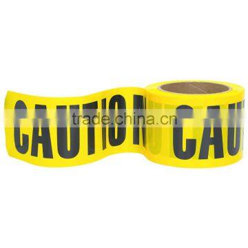 PE Caution Tape as Roadway Danger Caution