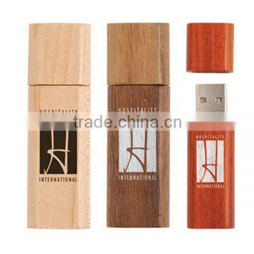 Rectangle Wooden bulk 2gb usb flash drives