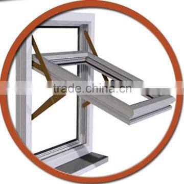 plastic frame material pvc windows, swing open style upvc window, upvc profile