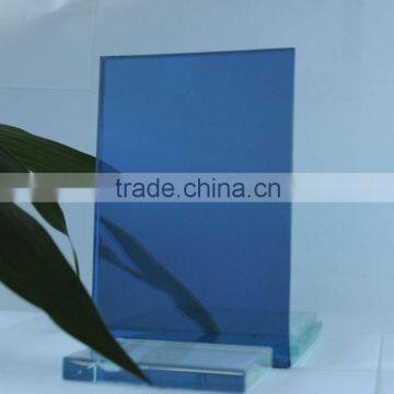 Dark blue reflective glass Manufacture